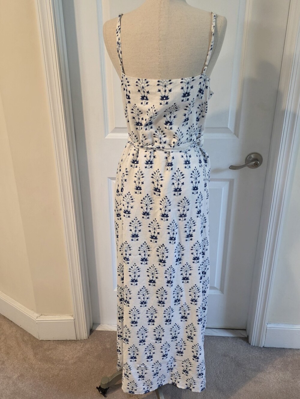 Roller Rabbit Linen Wrap Dress Size Large - Picture 6 of 11